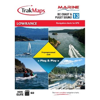 Marine B.C. Coast & Puget Sound - SD/MicroSD: Lowrance