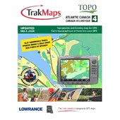 Topo Atlantic Canada - SD/MicroSD: Lowrance