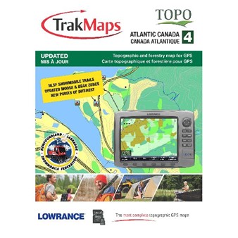 Topo Canada Atlantique - SD/MicroSD: Lowrance