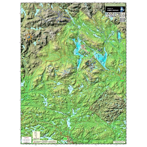 Paper chart : Saint-Donat Region