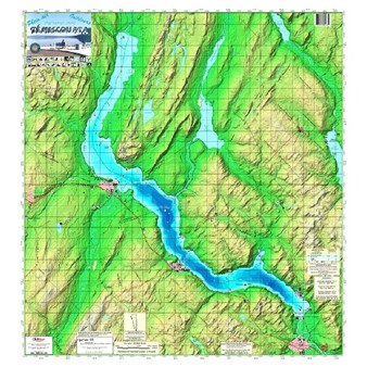 Paper chart : Témiscouata Lake Region