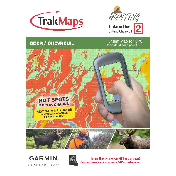 Chasse Ontario - Chevreuil - SD/MicroSD: Garmin