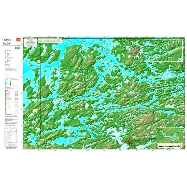 Paper chart : Lac Seul - Southeast Section