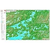 Carte Papier : Lac Seul - Quadrant Nord-est