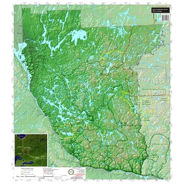 Paper chart : MRC Témiscamingue