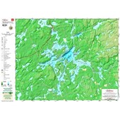 Carte Papier : Lac Manitouwabing