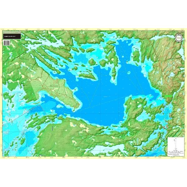 Carte Papier : Parry Sound Bay