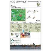 Carte Papier : Lac Duparquet