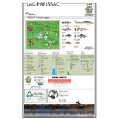 Carte Papier : Lac Preissac