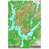 Paper chart : Des Quinze Lake