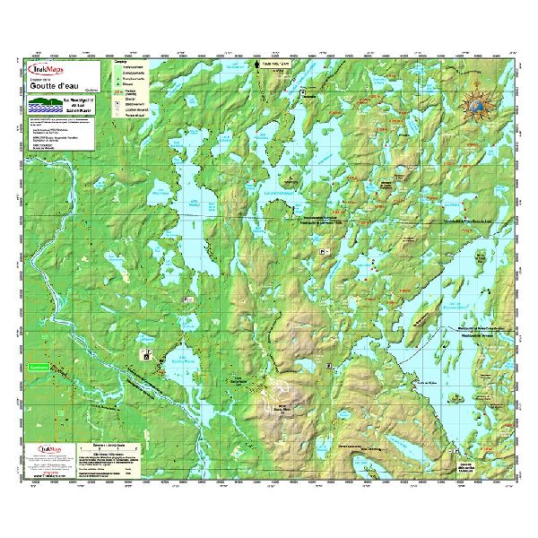 Paper chart : Goutte d'eau Area