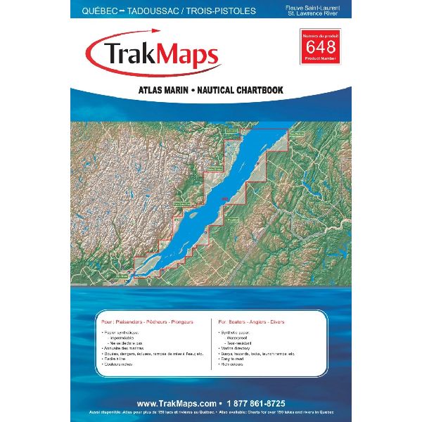 Paper Chartbook : Saint Lawrence River: Quebec to Tadoussac - Trois-Pistoles