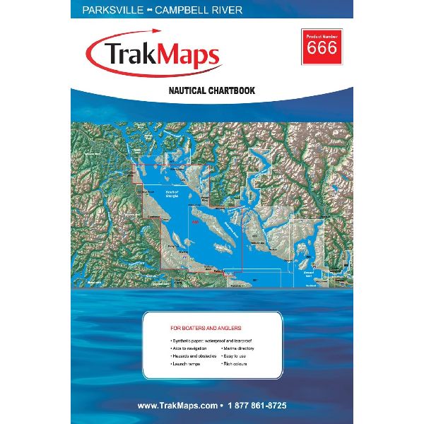 Paper Chartbook : BC Coast - Parksville - Campbell River