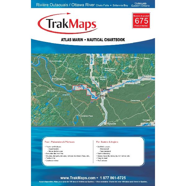 Paper Chartbook : Ottawa (Outaouais) River - Chats Falls to Britannia Bay