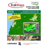 Topo Ouest du Canada - SD/MicroSD: Lowrance