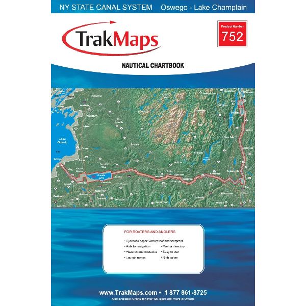Paper Chartbook : New York State Canal System: Lake Champlain - Oswego, NY
