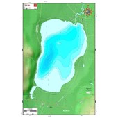 Carte Papier : Lac Argent
