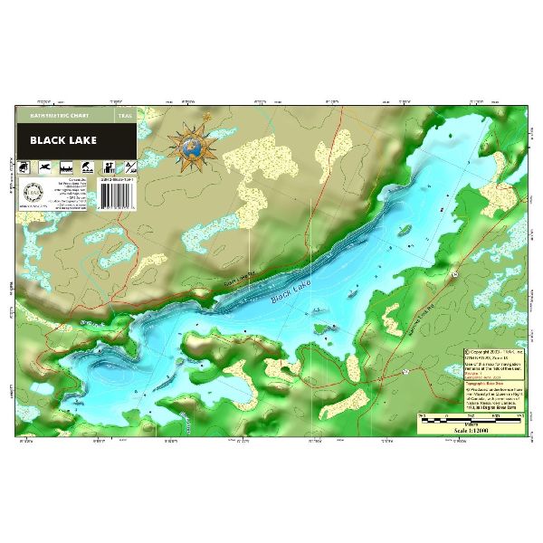 Paper chart : Black Lake