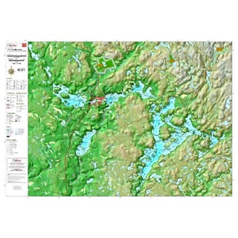 Carte Papier : Région de Huntsville - Lake of Bays