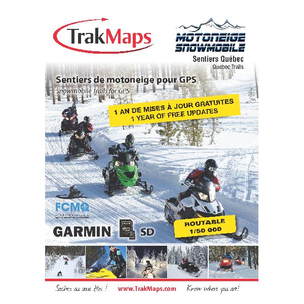 Snowmobile Québec - SD/MicroSD: Garmin
