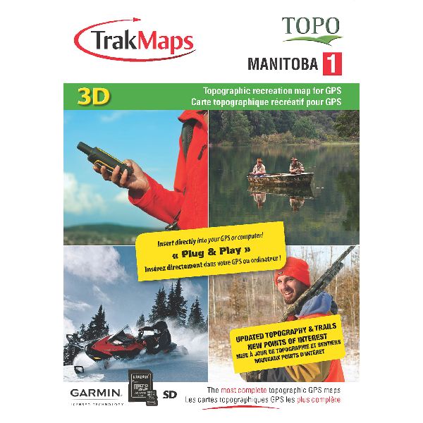 Topo Manitoba - SD/MicroSD: Garmin